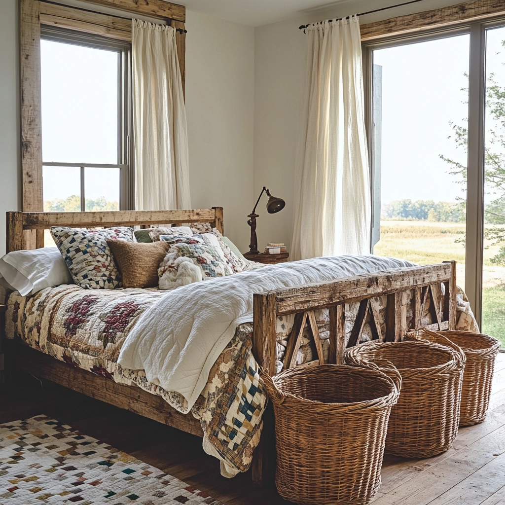 farmhouse aesthetic bedroom 3