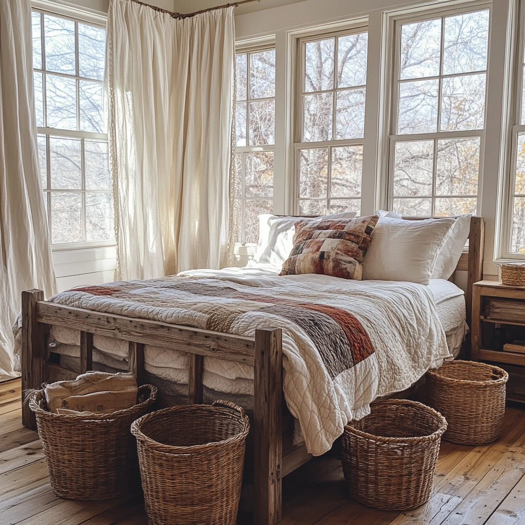 farmhouse aesthetic bedroom 4