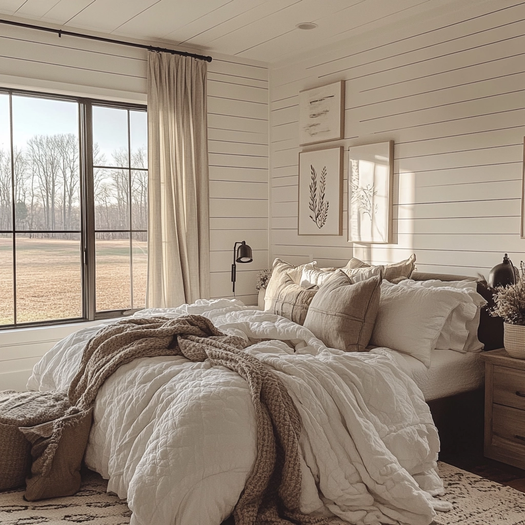 farmhouse aesthetic bedroom 42