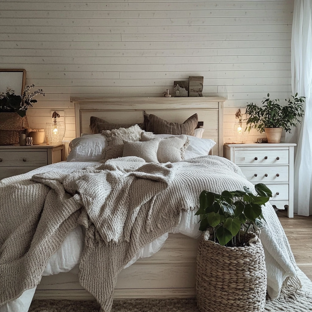 farmhouse aesthetic bedroom 5