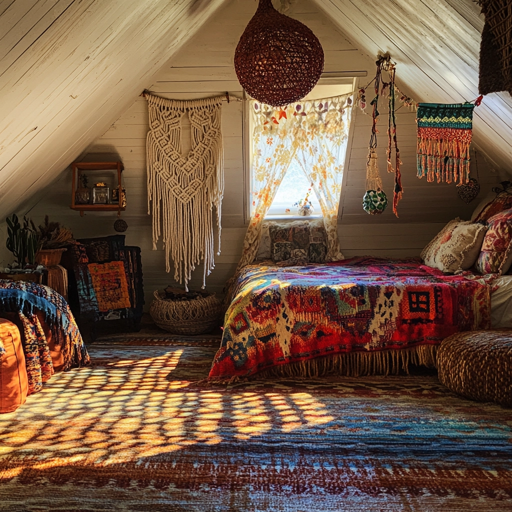 farmhouse attic bedroom 19