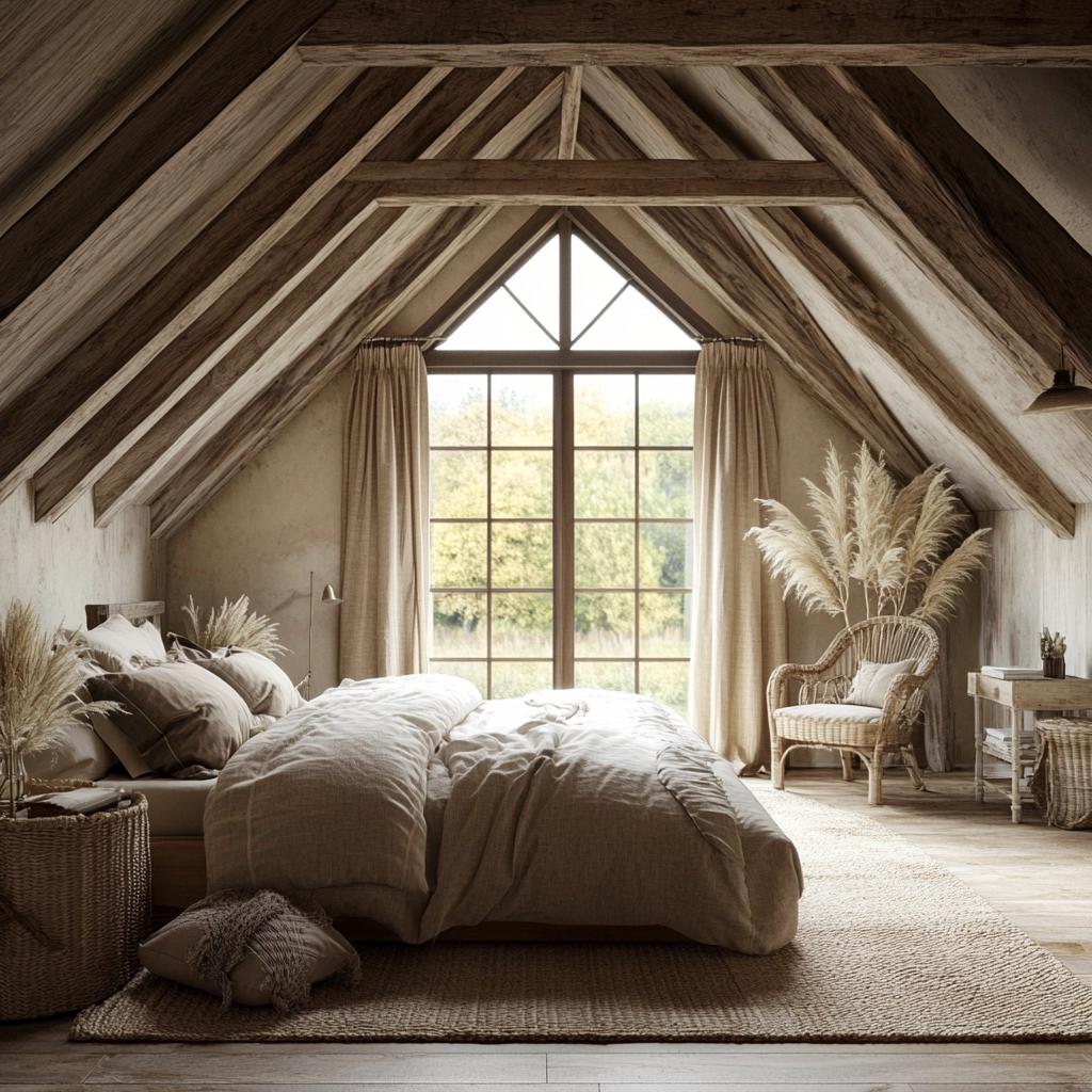 farmhouse attic bedroom 2