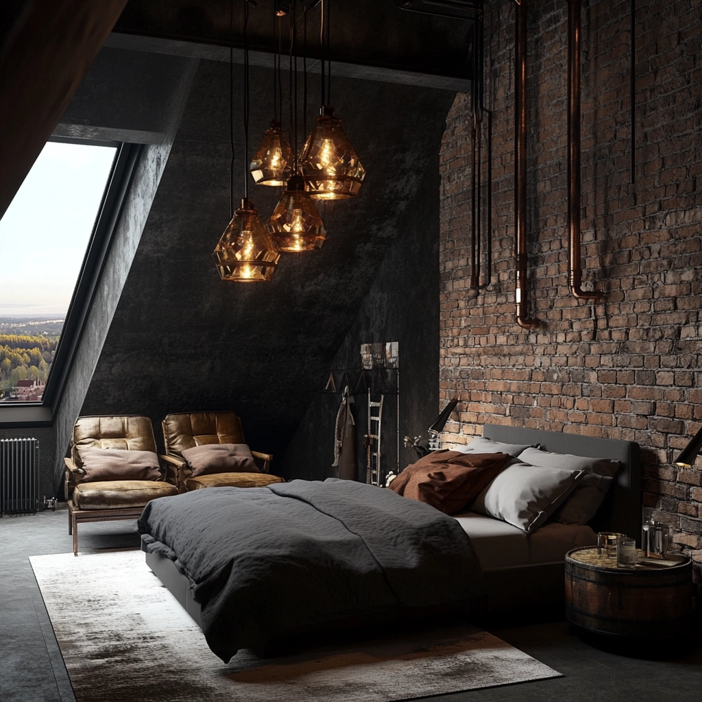farmhouse attic bedroom 21