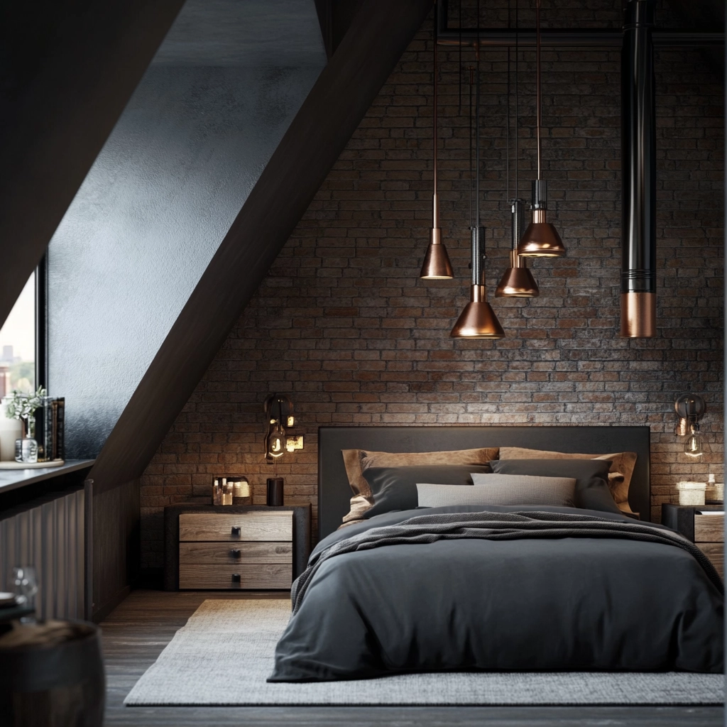 farmhouse attic bedroom 23