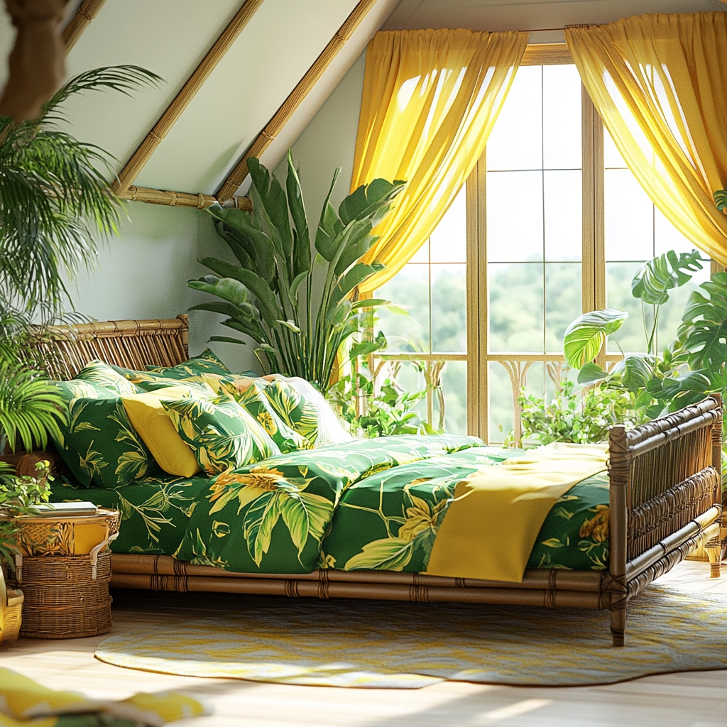 farmhouse attic bedroom 26