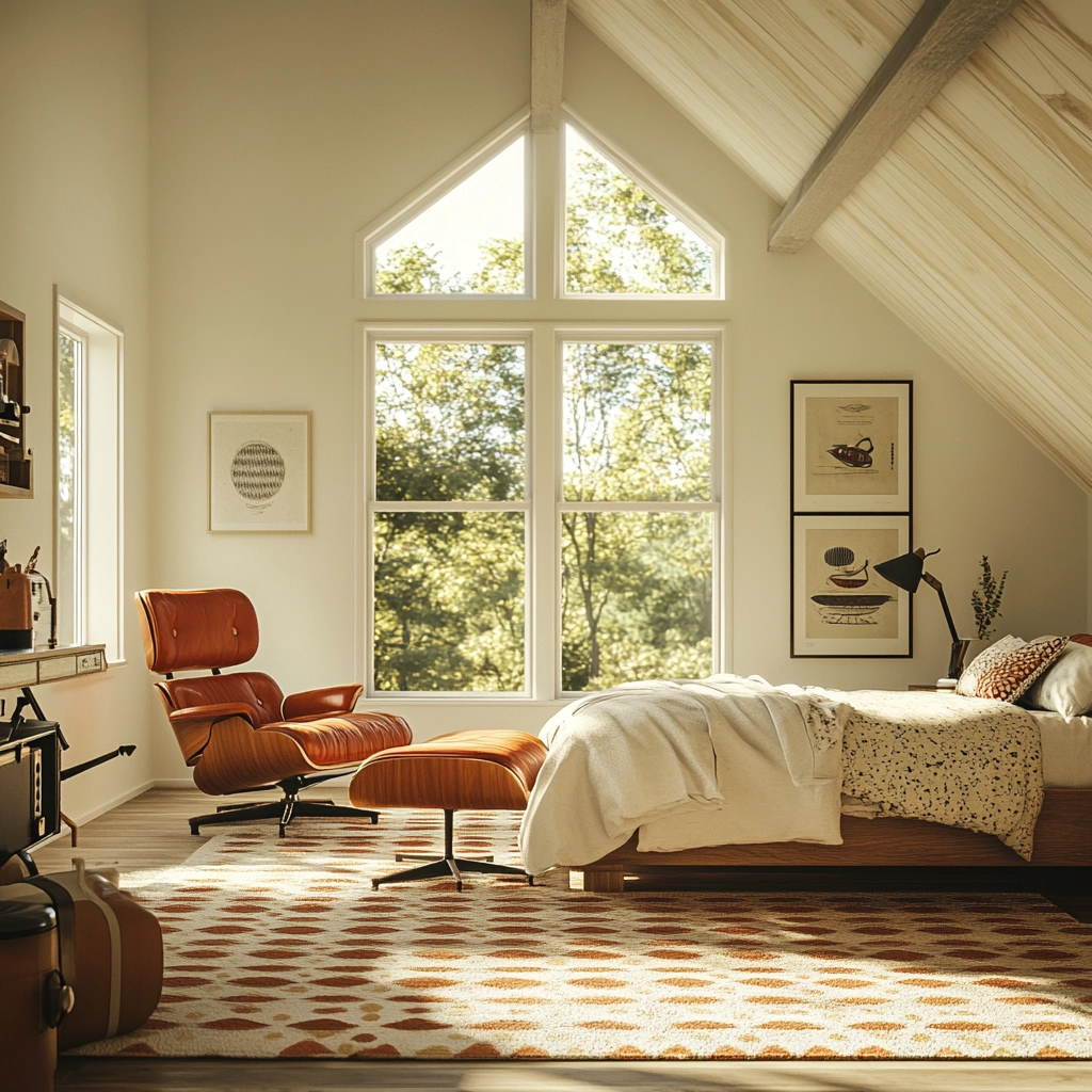 farmhouse attic bedroom 33