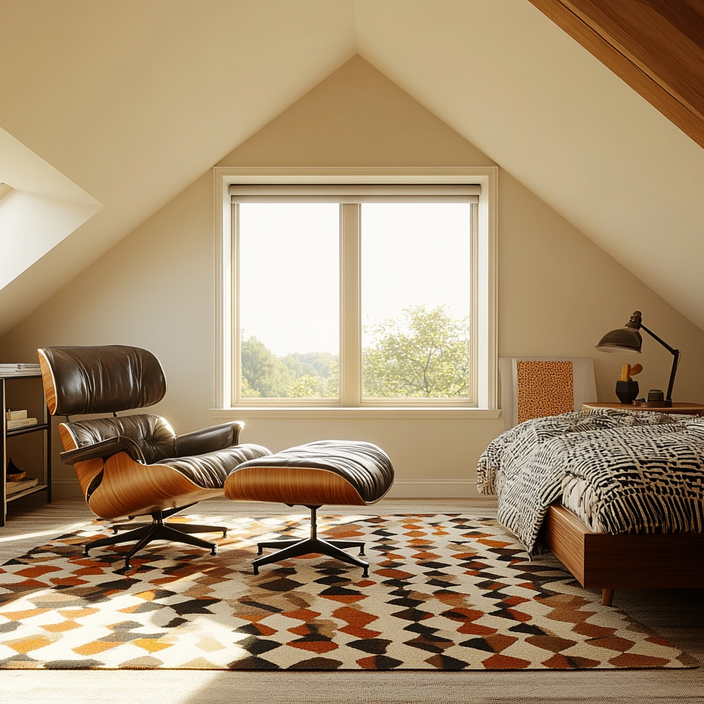 farmhouse attic bedroom 34