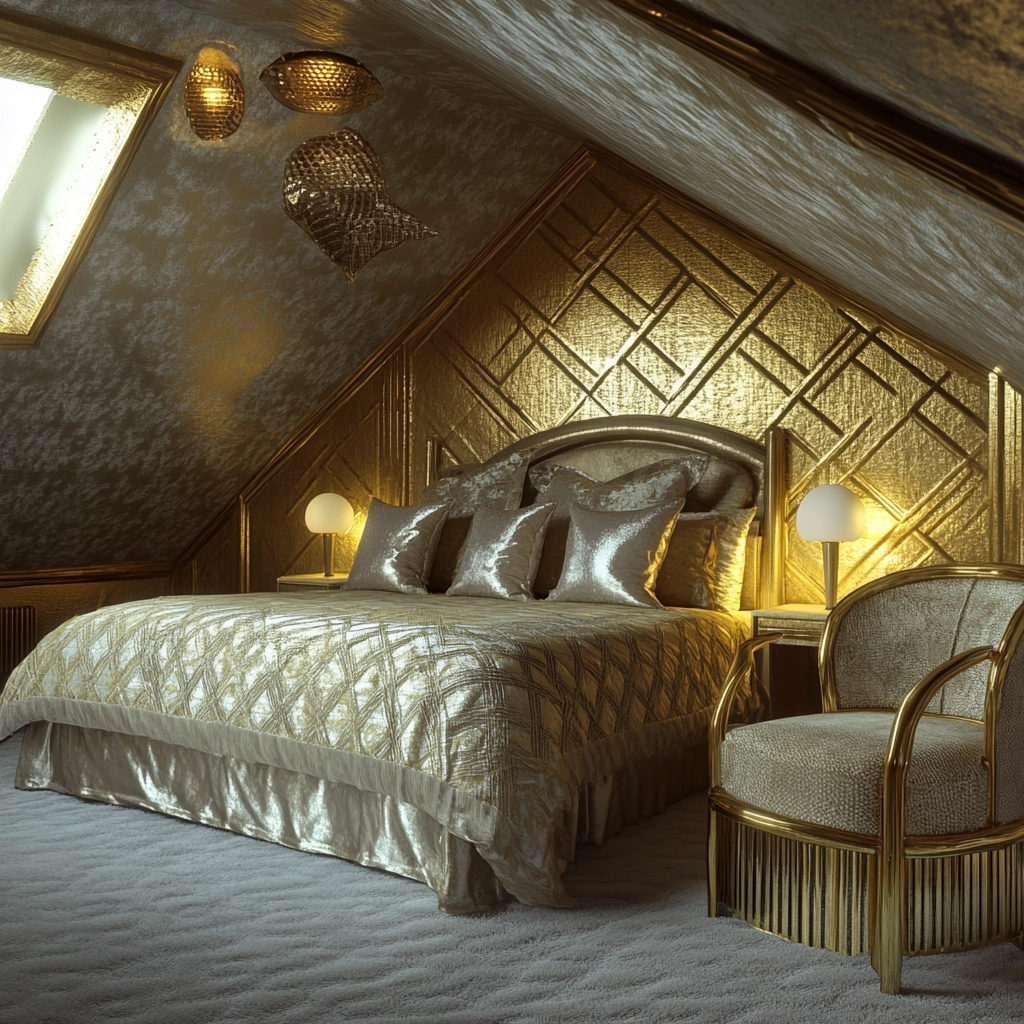 farmhouse attic bedroom 41
