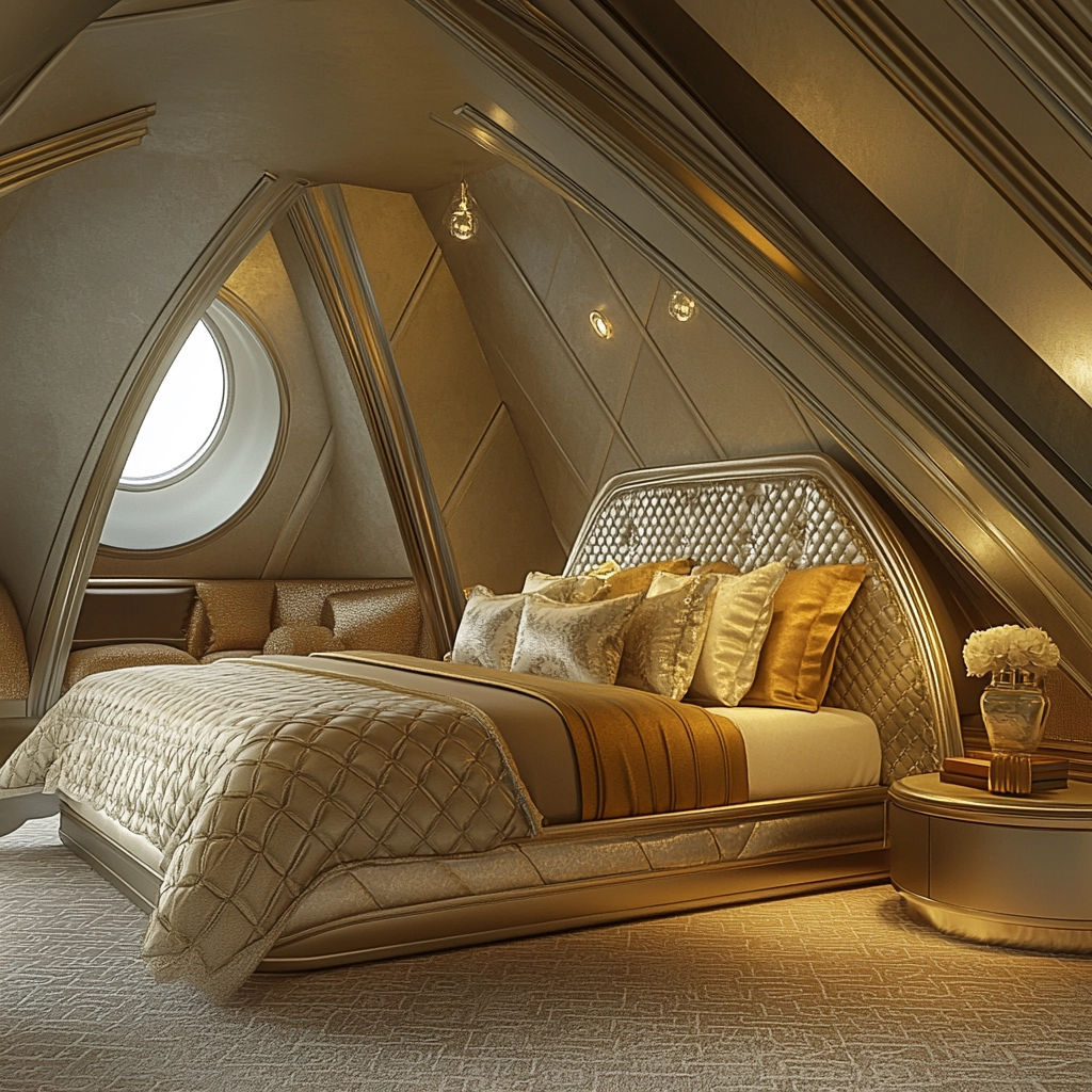 farmhouse attic bedroom 42