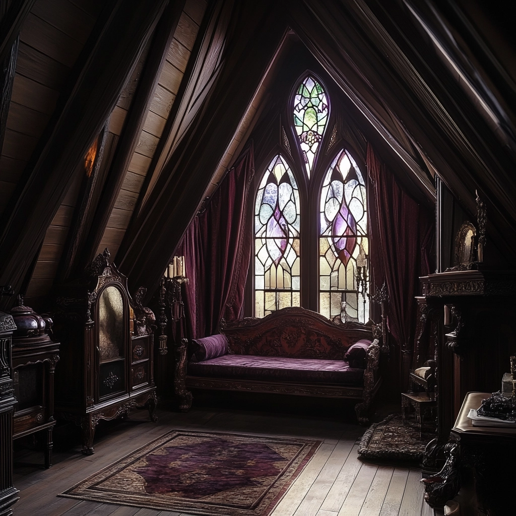 farmhouse attic bedroom 48