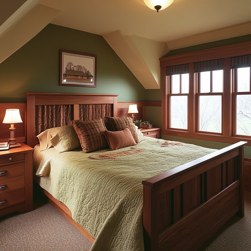 farmhouse attic bedroom 54