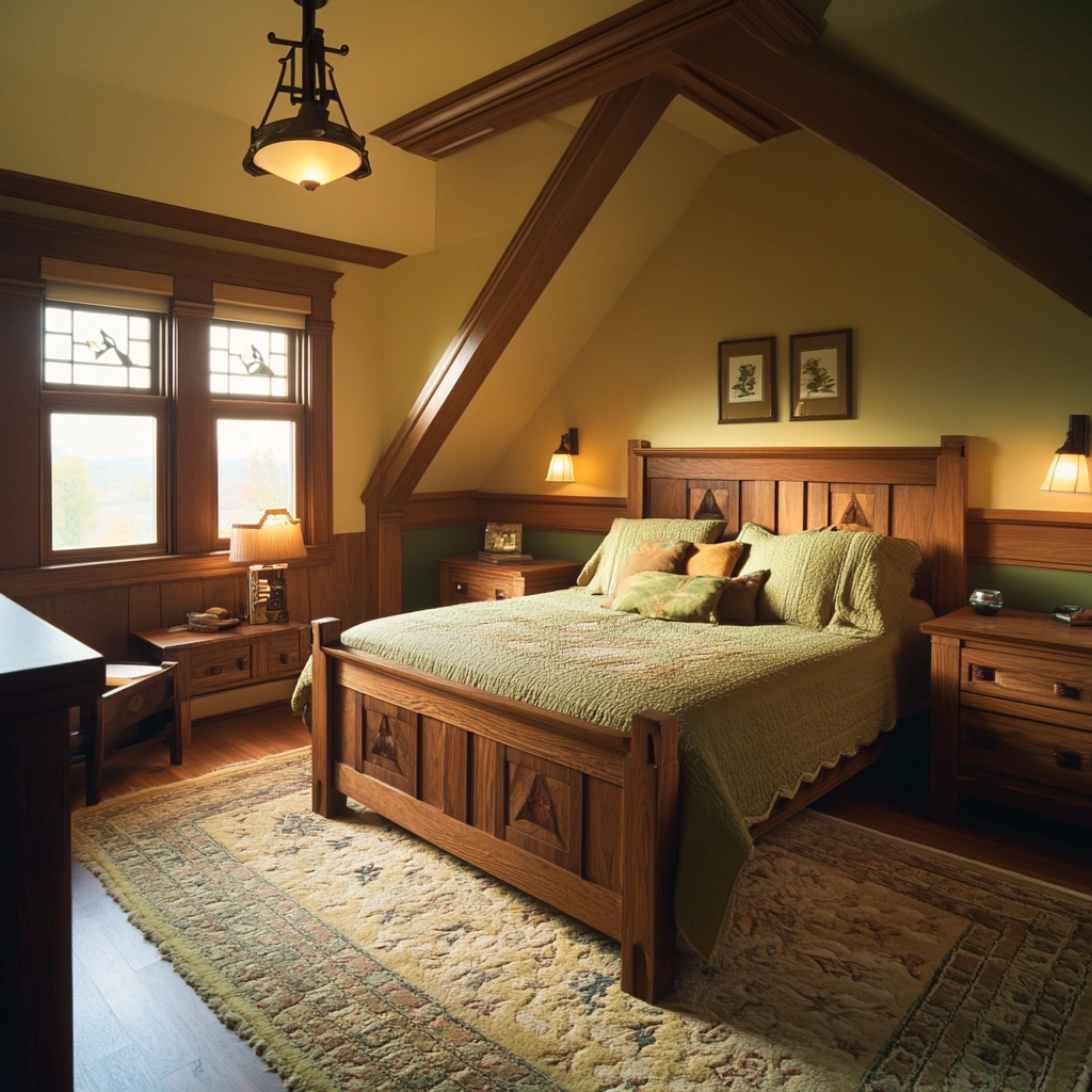 farmhouse attic bedroom 56