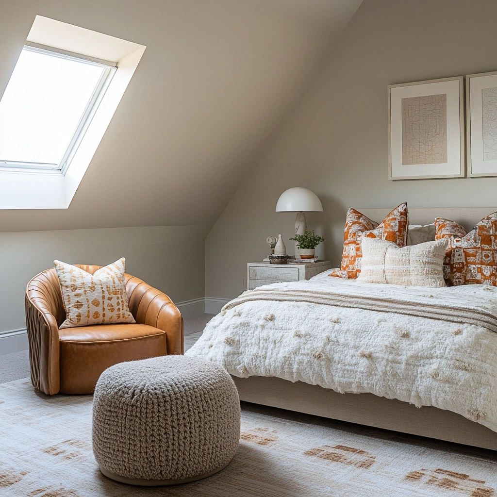 farmhouse attic bedroom 58