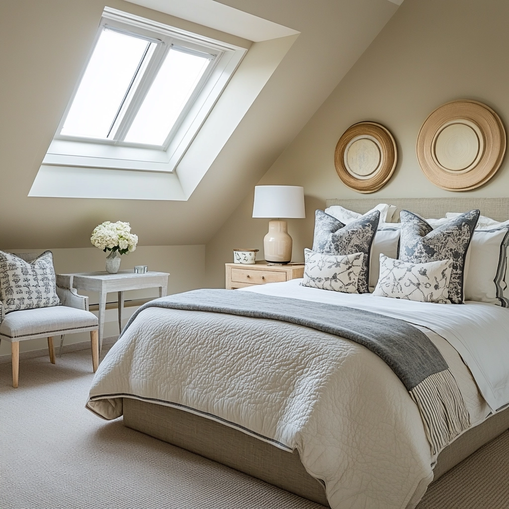 farmhouse attic bedroom 60