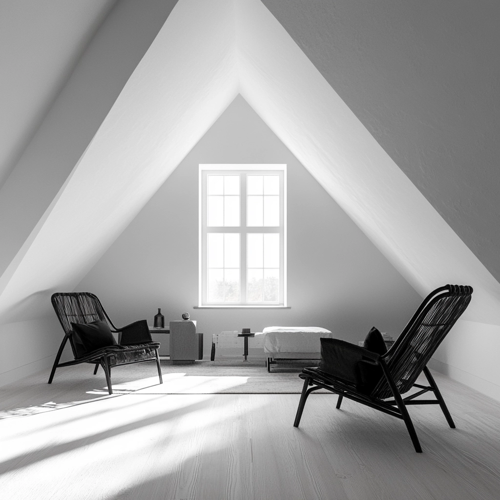farmhouse attic bedroom 67