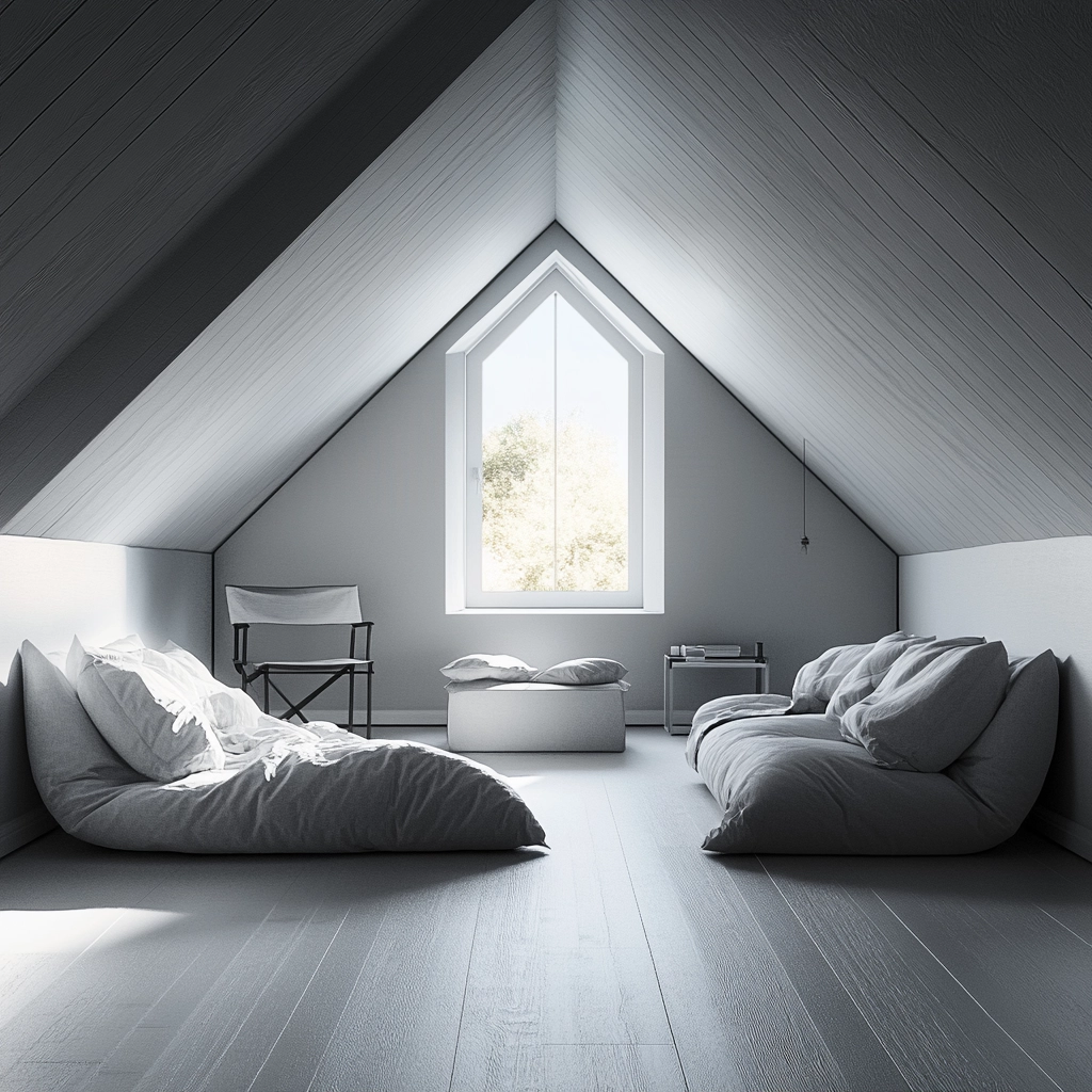 farmhouse attic bedroom 68