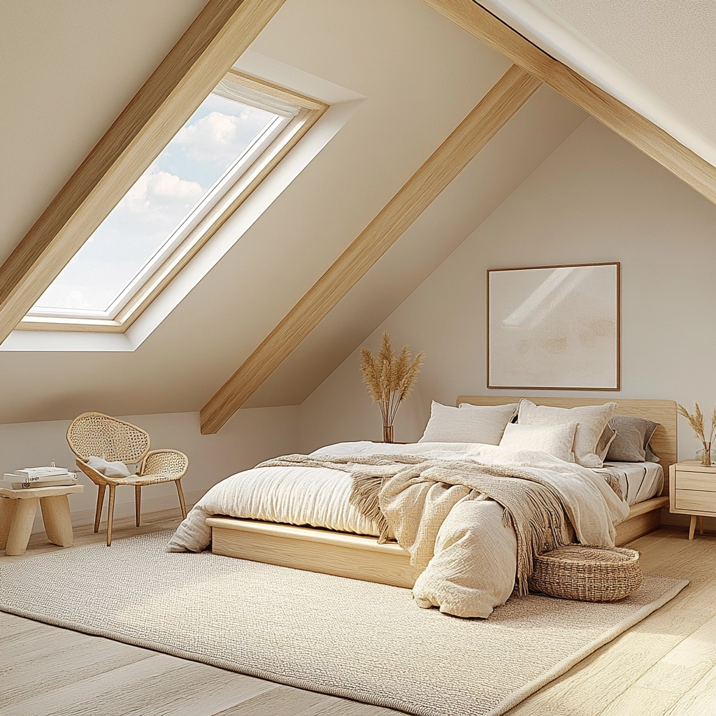 farmhouse attic bedroom 8