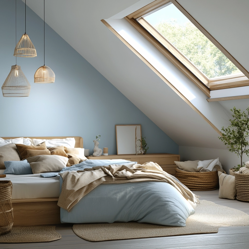 farmhouse bedroom accent wall 11
