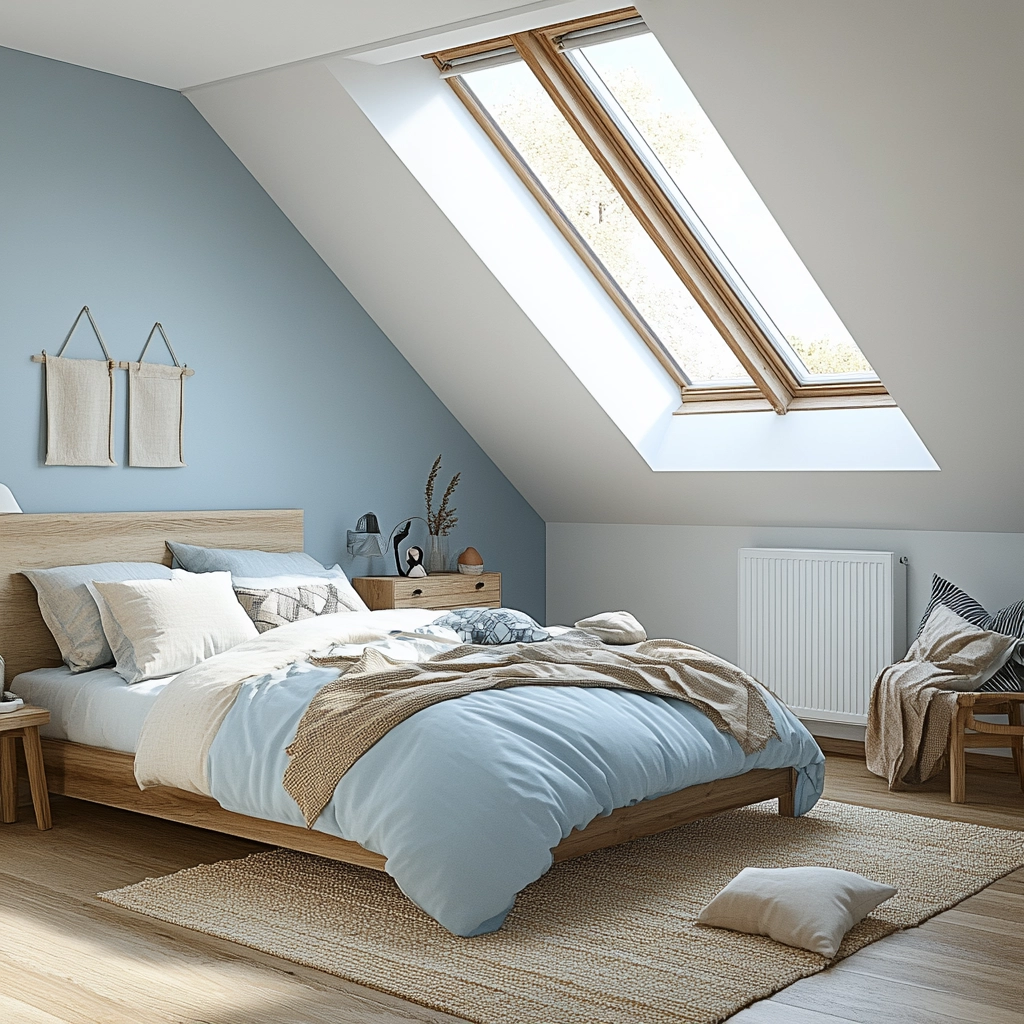 farmhouse bedroom accent wall 12