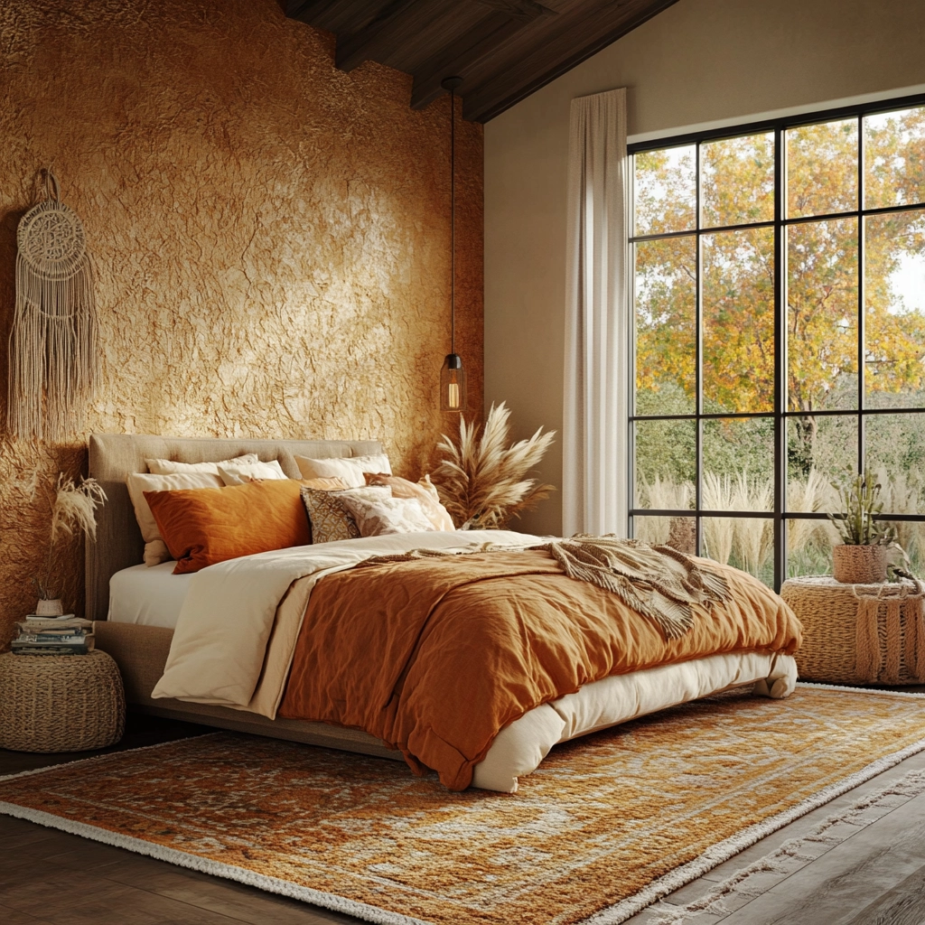 farmhouse bedroom accent wall 14