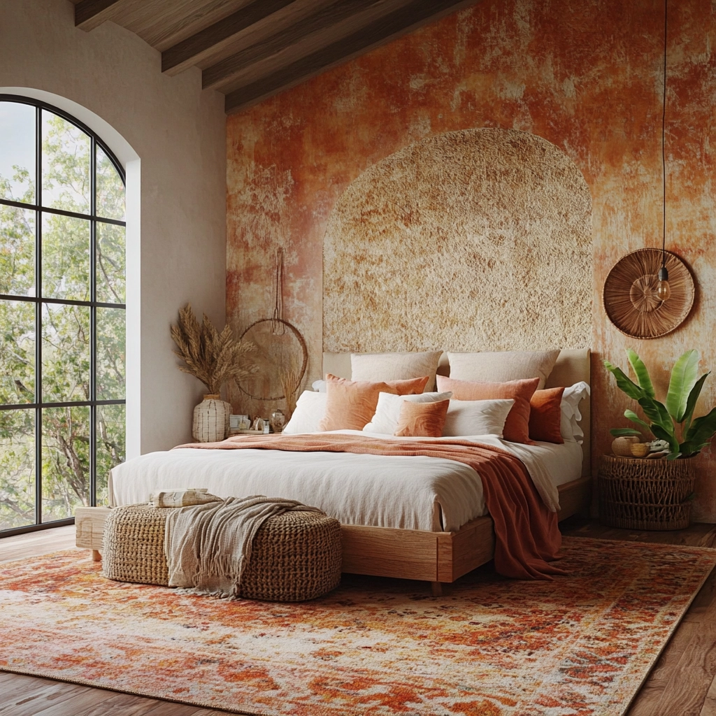 farmhouse bedroom accent wall 15