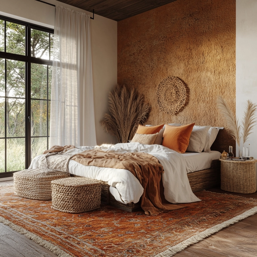 farmhouse bedroom accent wall 16