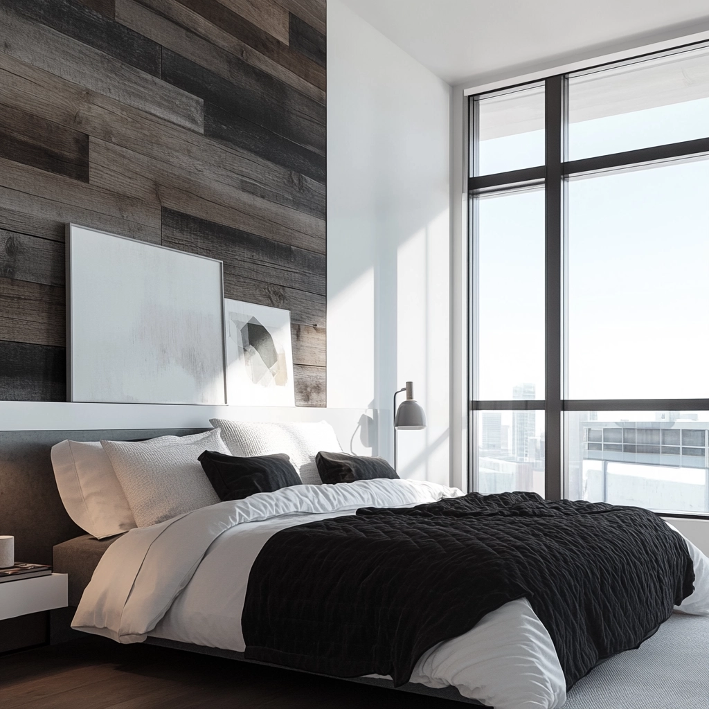 farmhouse bedroom accent wall 31