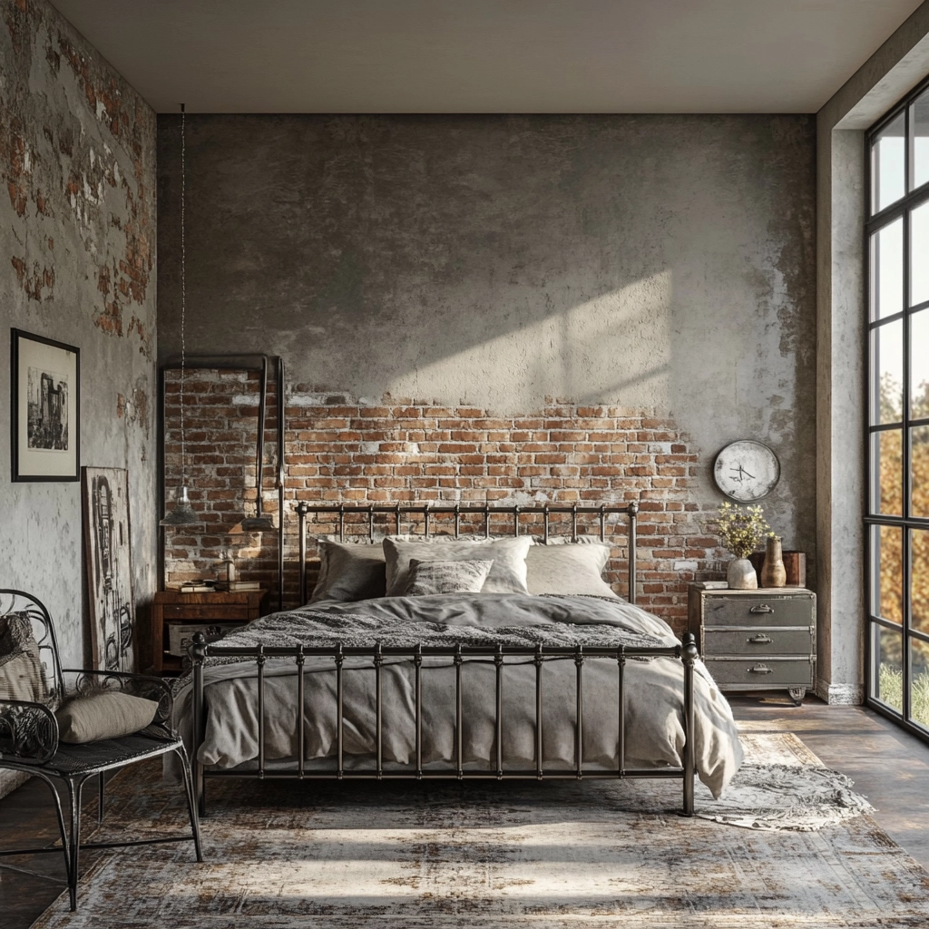 farmhouse bedroom accent wall 37