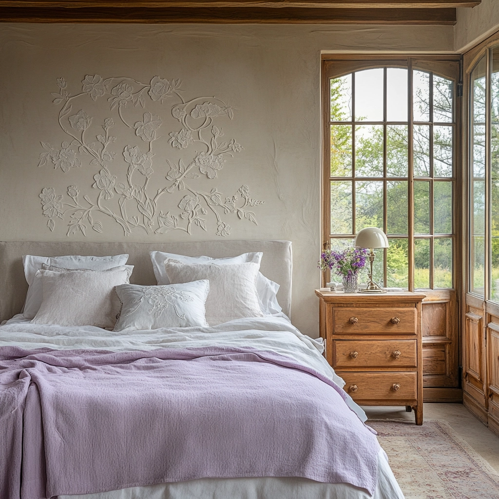 farmhouse bedroom accent wall 42
