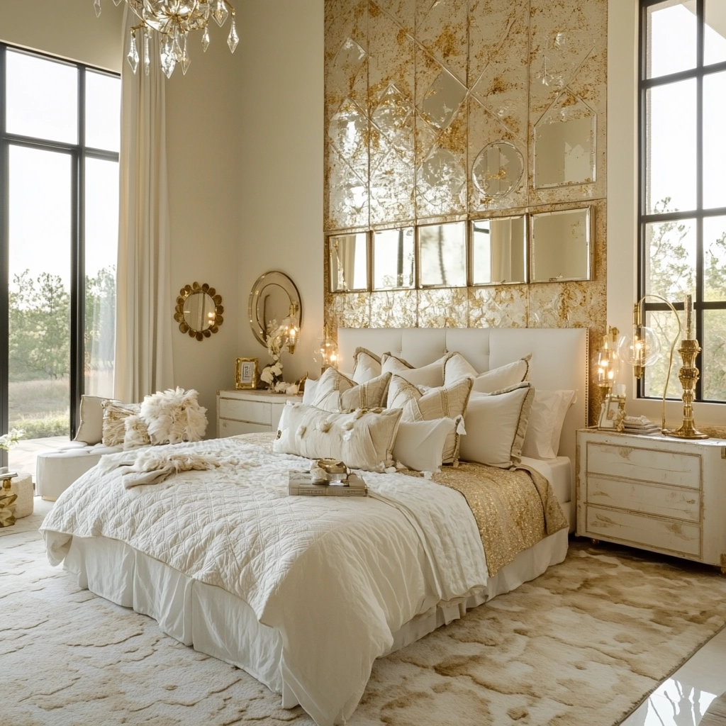 farmhouse bedroom accent wall 52
