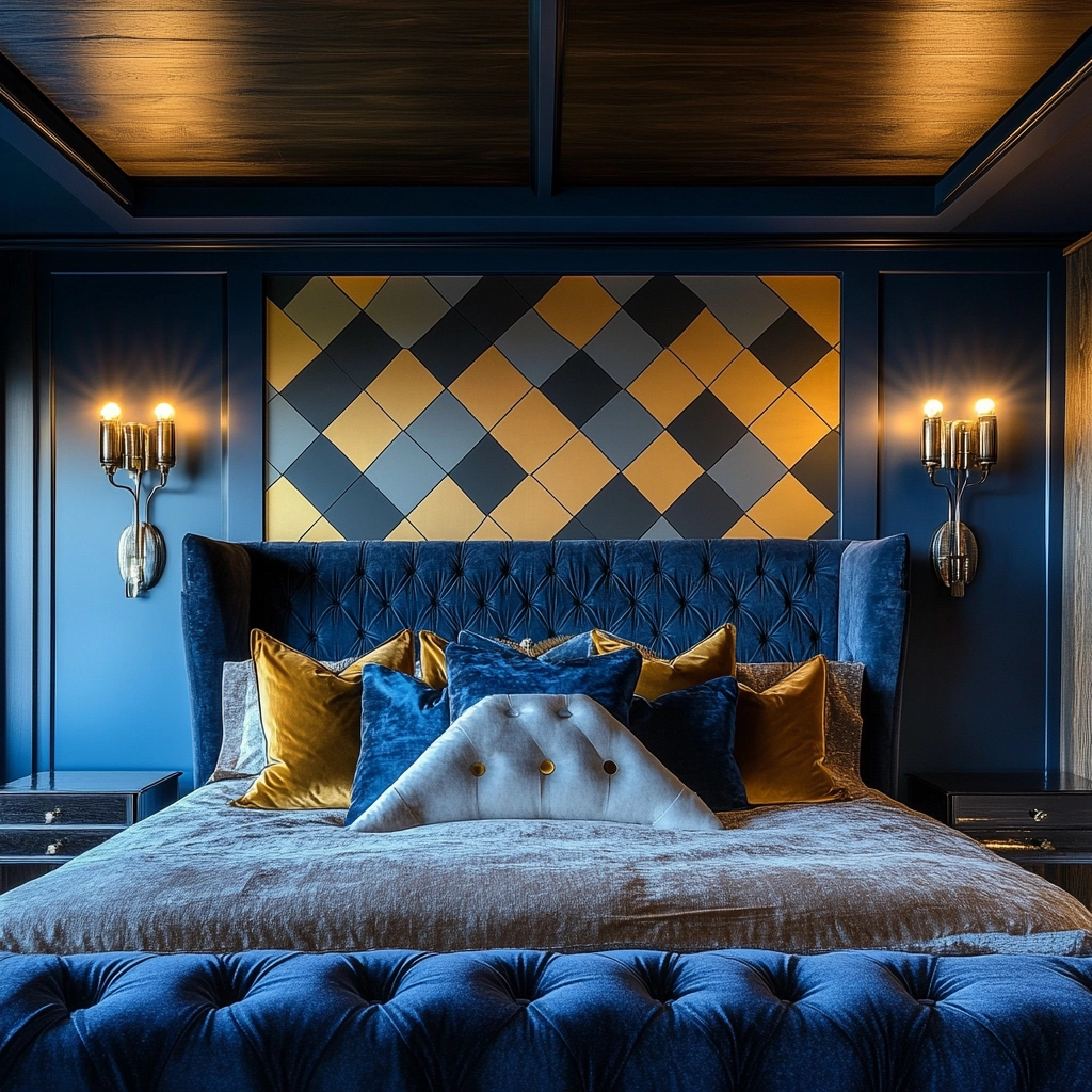 farmhouse bedroom accent wall 58