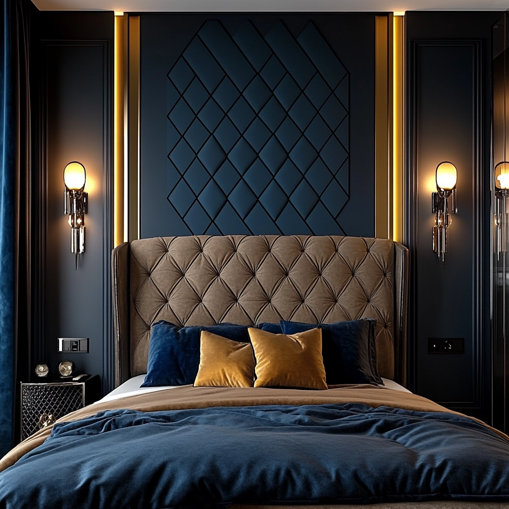 farmhouse bedroom accent wall 60