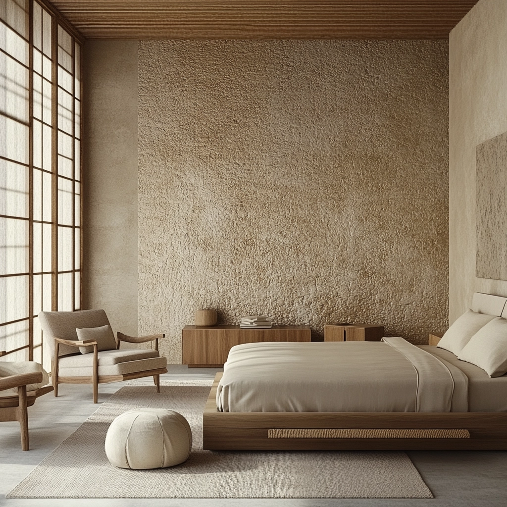 farmhouse bedroom accent wall 61