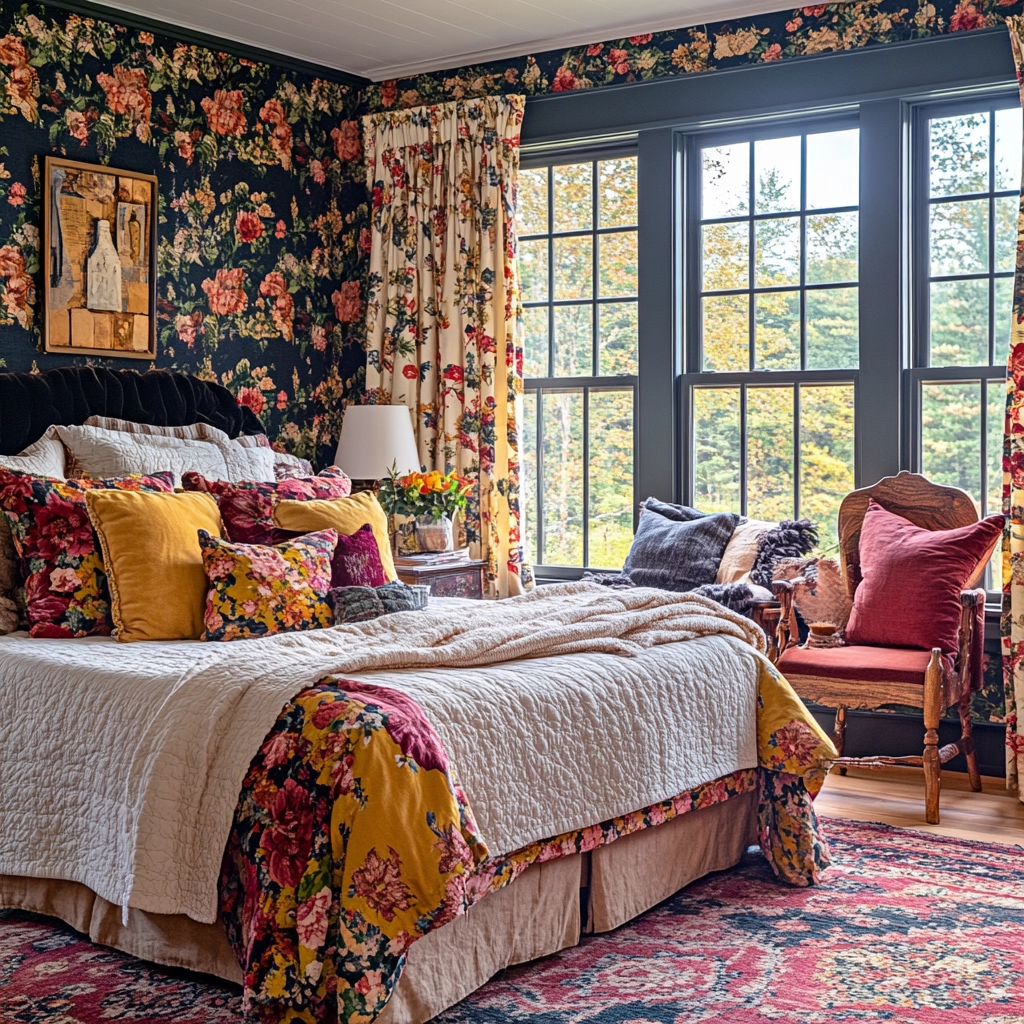 farmhouse bedroom accent wall 70
