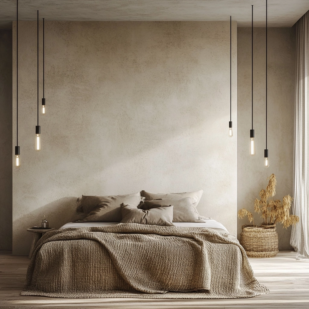 farmhouse bedroom accent wall ideas 13