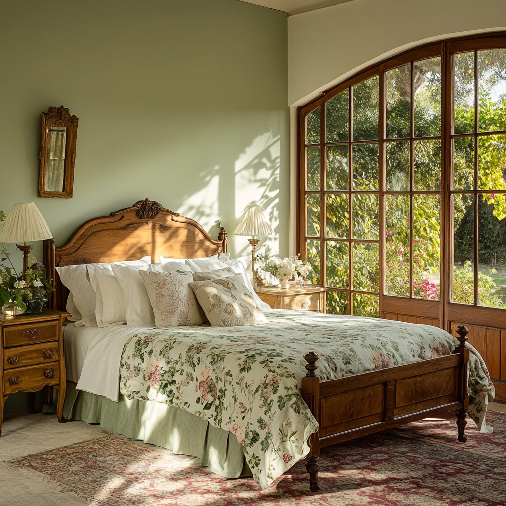 farmhouse bedroom accent wall ideas 18