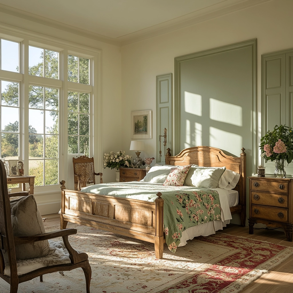 farmhouse bedroom accent wall ideas 20