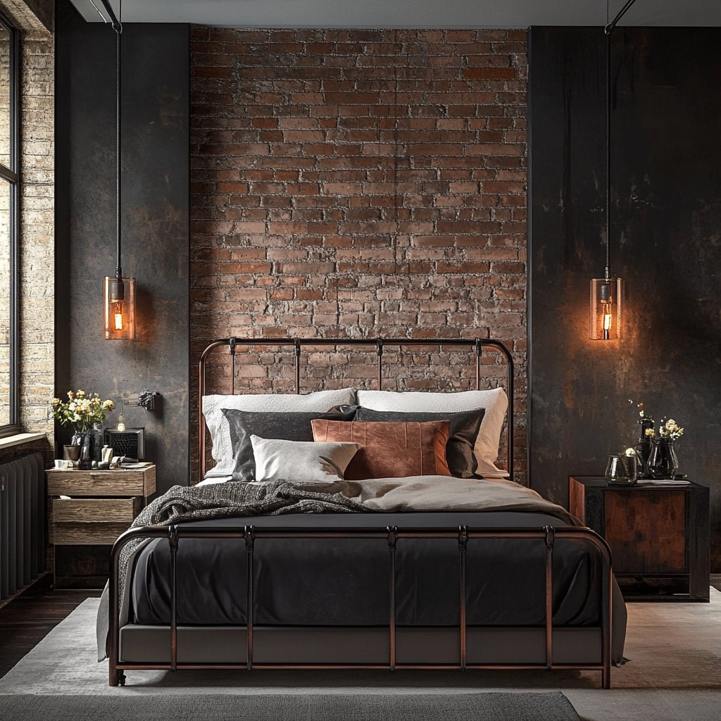 farmhouse bedroom accent wall ideas 21