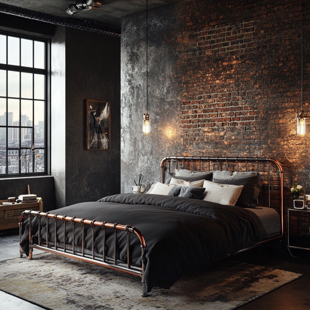 farmhouse bedroom accent wall ideas 24