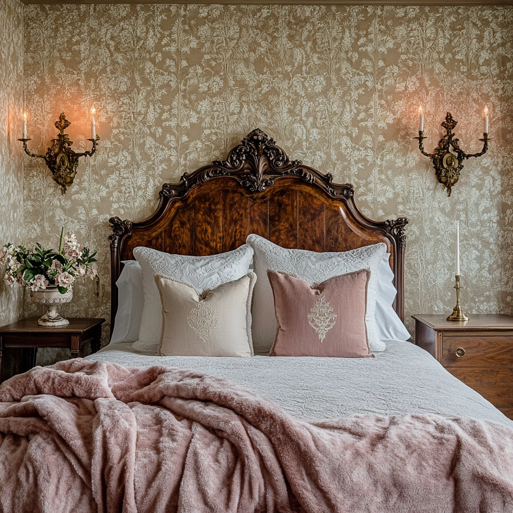 farmhouse bedroom accent wall ideas 30