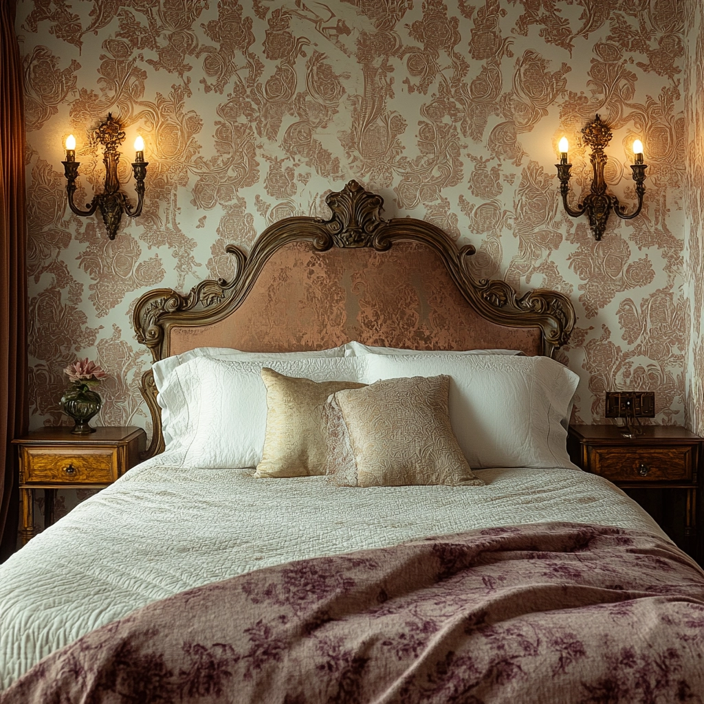 farmhouse bedroom accent wall ideas 32