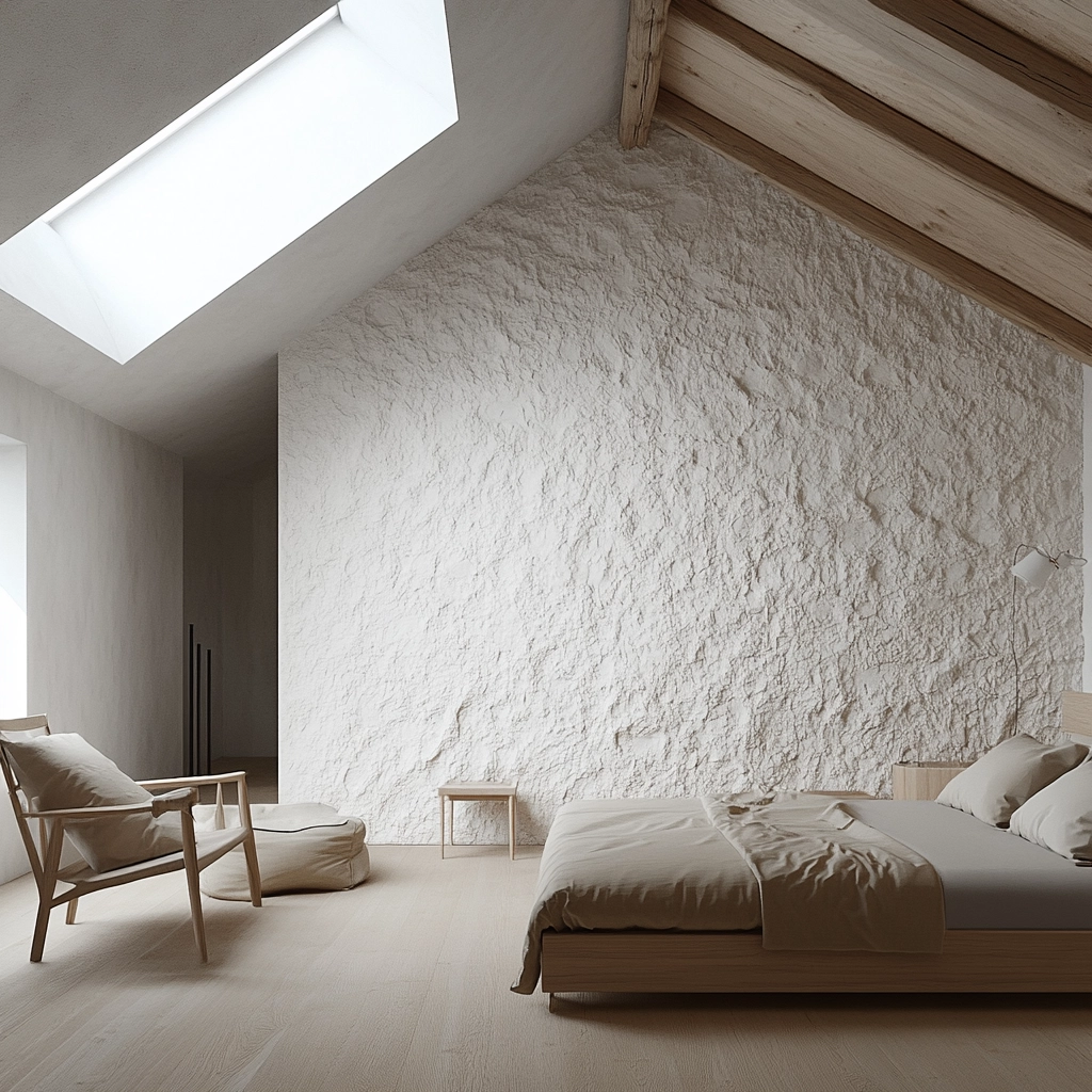 farmhouse bedroom accent wall ideas 40