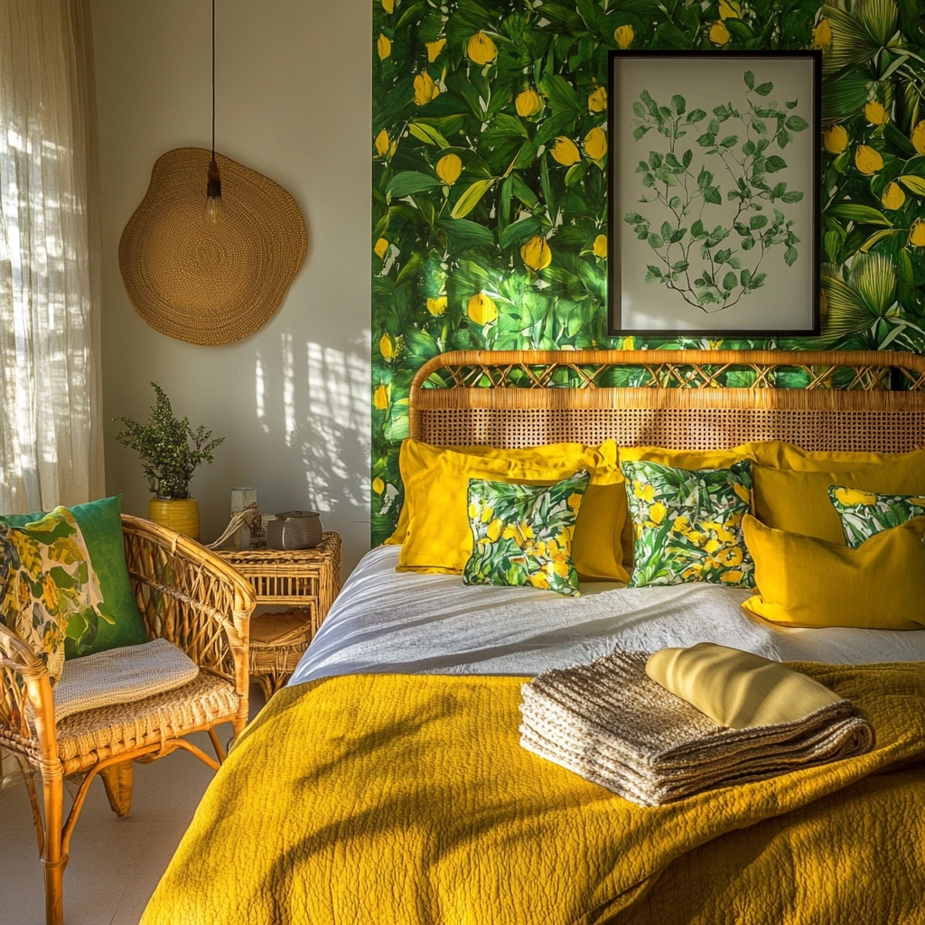 farmhouse bedroom accent wall ideas 41