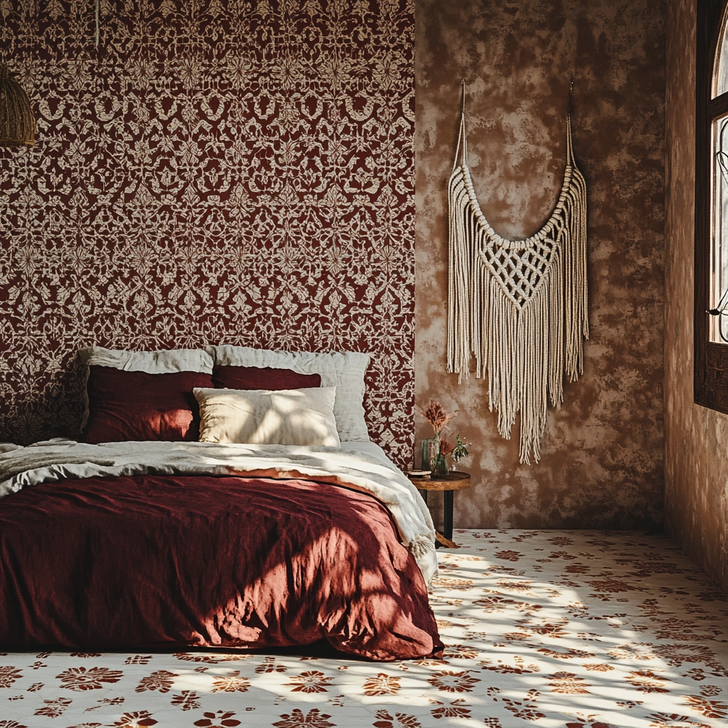 farmhouse bedroom accent wall ideas 9