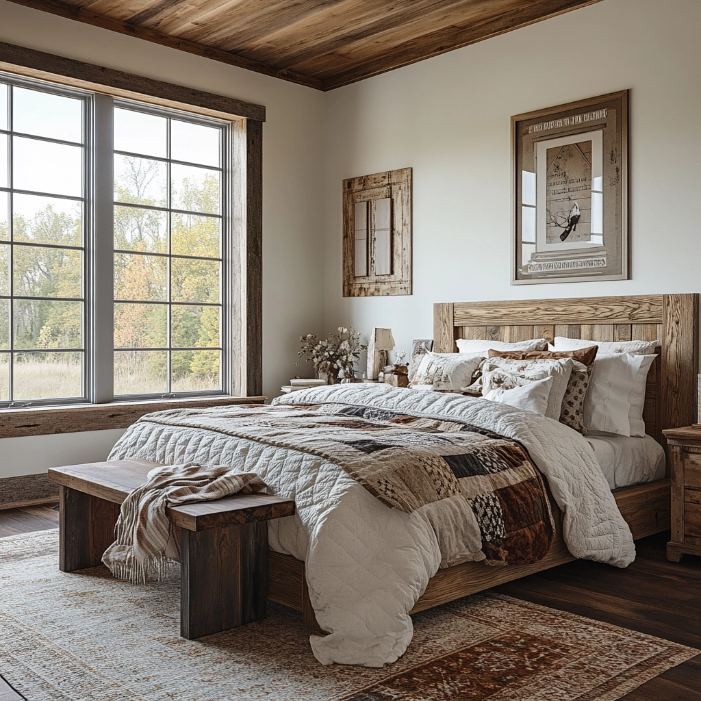 farmhouse bedroom aesthetic 1