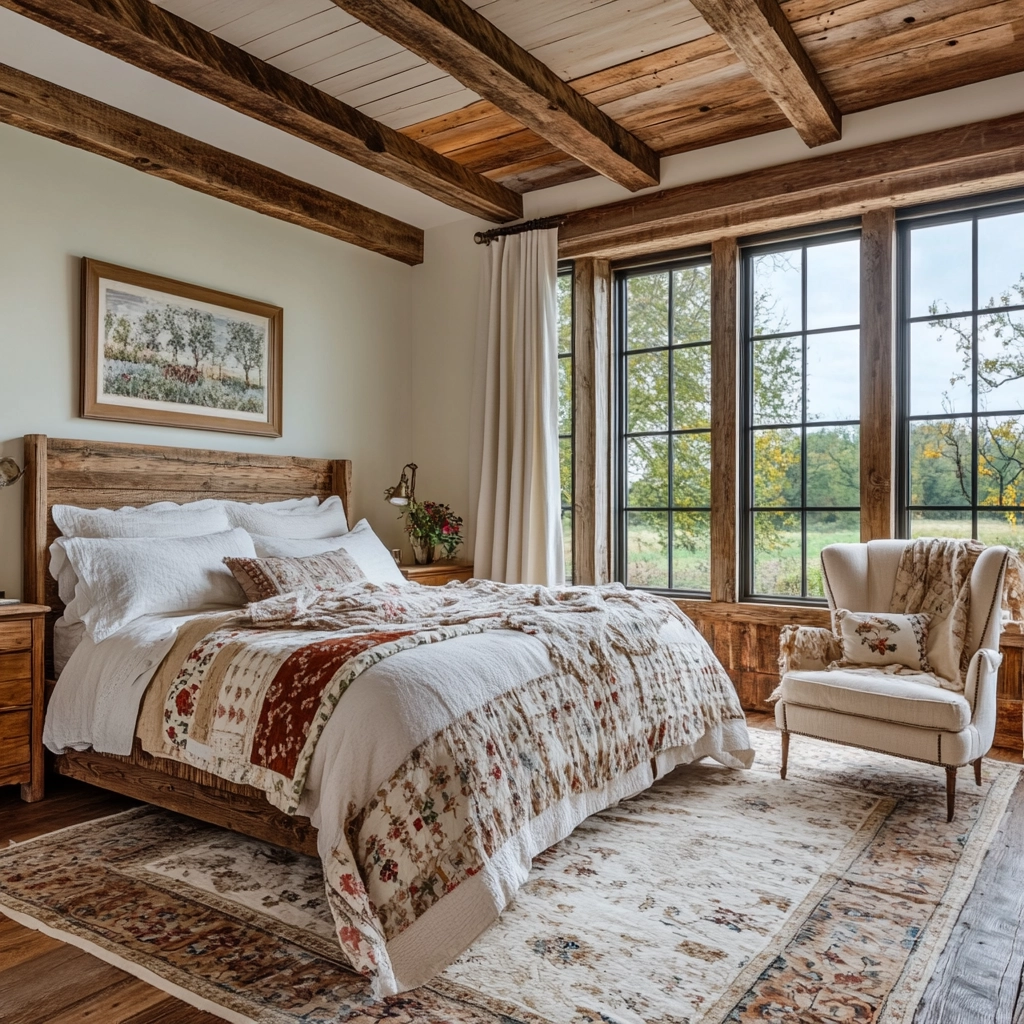 farmhouse bedroom aesthetic 2