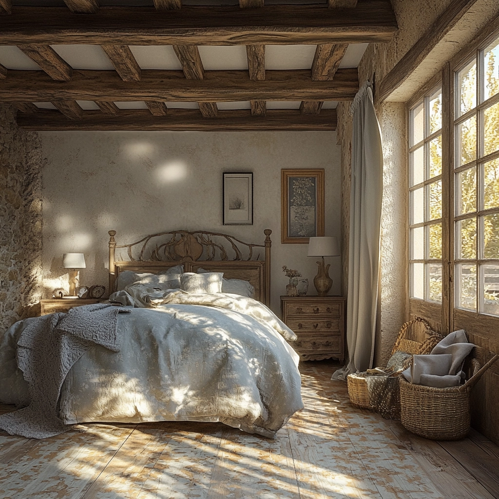 farmhouse bedroom aesthetic 27