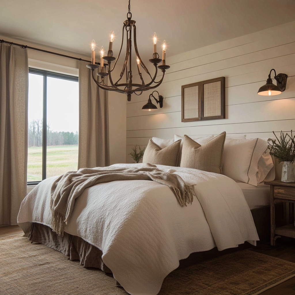 farmhouse bedroom aesthetic 35