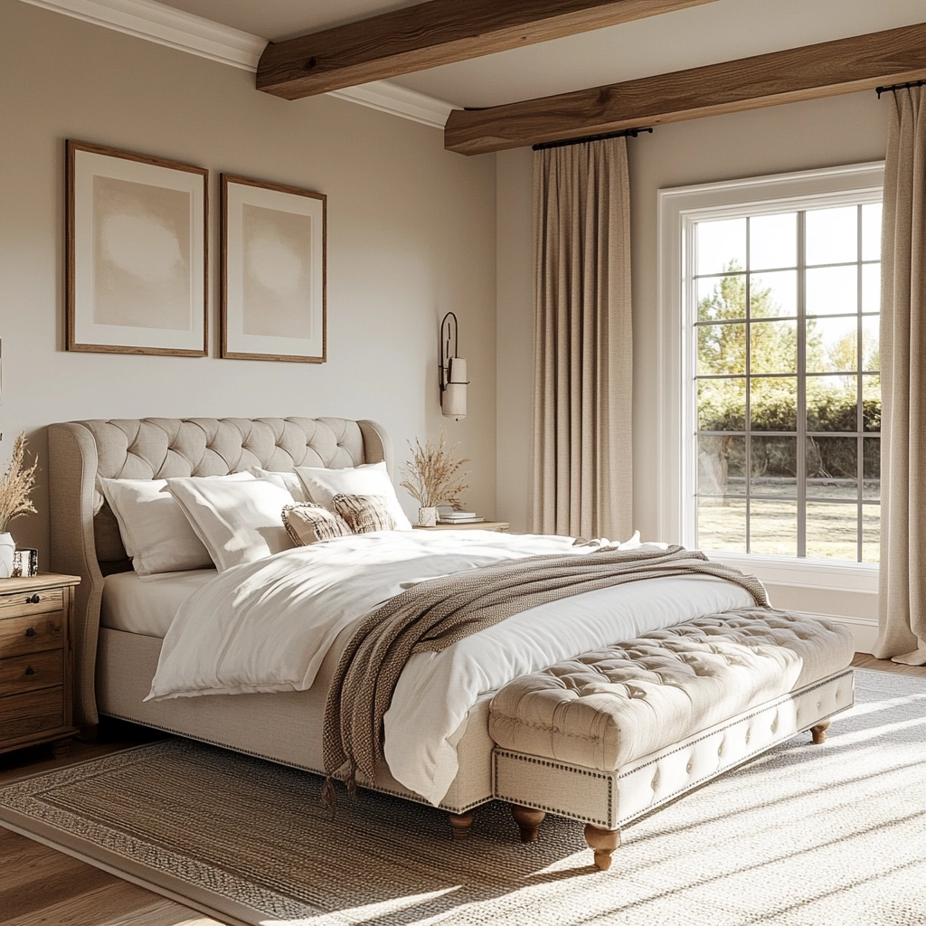 farmhouse bedroom aesthetic 49