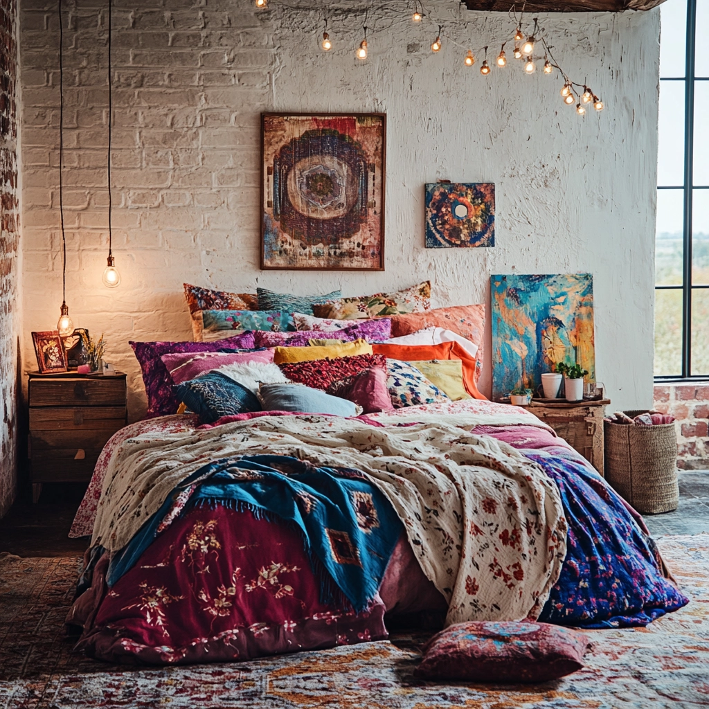 farmhouse bedroom bedding 13